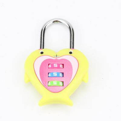 China Metal Cartoon Penguin Shape Promotion Combination Suitcase Lock For Safe Box for sale