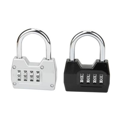 China 4 Dial High Quality Zinc Alloy Number Combination Lock Gym Zinc Alloy Small Combination Lock For Suitcase for sale