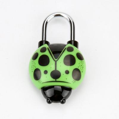 China Metal Promotion Gifts Cartoon Ladybird Lock Shaped Digital Combination Luggage Lock for sale