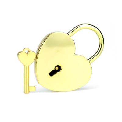 China Metal Heart Shape Lock With Key For Wedding And Heart Lock Valentine's Day for sale