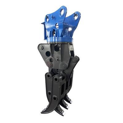 China Construction worksÂ   20T Rotary Excavator 4+3 Claws Japan Type Steel Grapple for sale