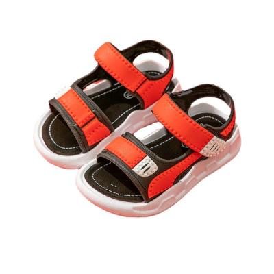 China 2023 waterproof new tide summer middle and big children baby boy beach soft bottom handsome shoes for sale