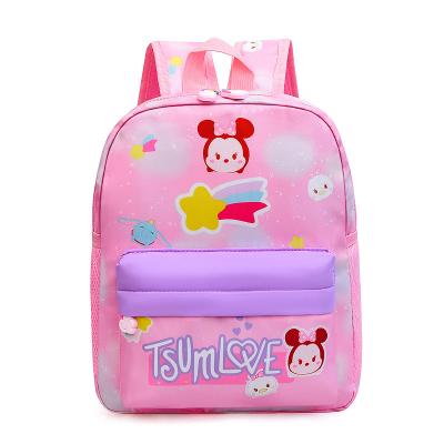 China 2023 New Waterproof Children's Bag Cartoon Oxford Cloth Shoulder Bag Colorful Kindergarten Girls School Bag for sale