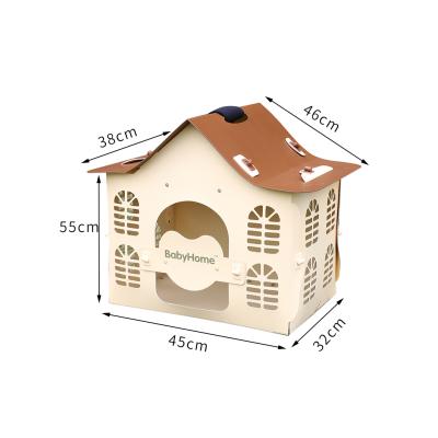 China Freshness Preservation Large Outdoor Backyard Pet House Dog House Cage Kennel For Sale for sale