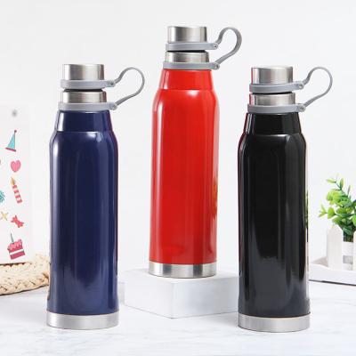 China HUAXIONG Factory 800ML Sport Supply Water Bottle 304 Stainless Steel Portable Viable Tumbler Food Grade Insulated Vacuum Hot Cold Mug for sale