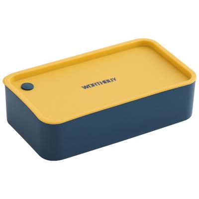 China Plastic Freshness Preservation Lunch Box with Microwave Meal Lunch Box, Fresh-Keeping Box, Compartmented Picnic Box for sale