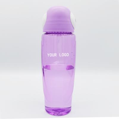 China 600ml viable cheap promotional custom logo water bottle cartoon insulated plastic water bottle for kids for sale