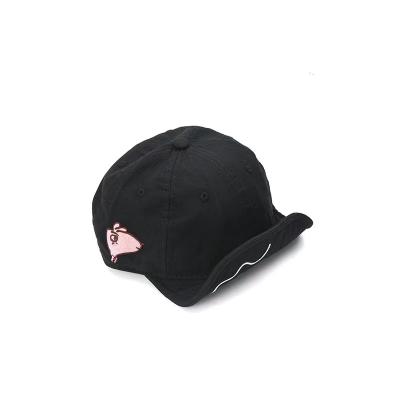 China JOINT American Style Cartoon Baseball Hats Hip Hop Sports Soft Top Embroidered Cute Hat For Men And Women for sale