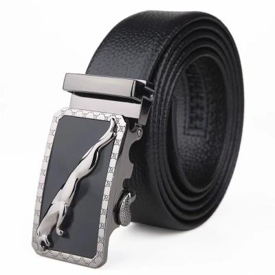 China Business the manufacturer directly supply the first layer of cowhide automatic buckle leather belt, business leather belt for men for sale