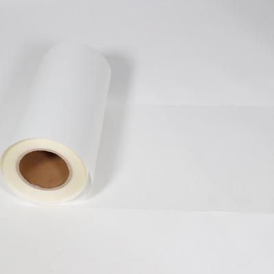 China White High Ink Heat Transfer Difinition HTV White Vinyl PET Film For DTF Print On Apparel PET Film 75U Translucent Coated Film High Quality for sale