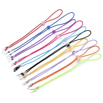 China Lanyard Shelter Bracket Chain Adjustable Eco-Friendly Colorful Neck Lanyard Christmas Gift for sale