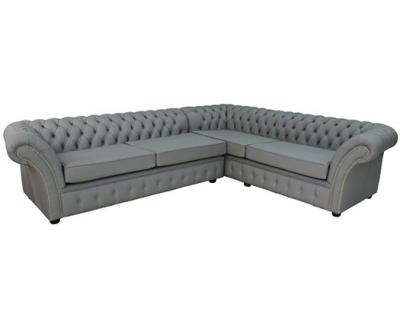 China De uitstekende Zitkamer Sofa Couch van Chesterfield van de Leerhoek Te koop