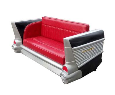 China Rode/Blauwe 1957 Chevy Couch 57 Chevy Sofa Couch With Light Te koop