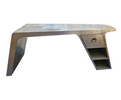 China Retro Industriële Kantoormeubilairvliegenier Aluminum Airplane Wing Desk Te koop