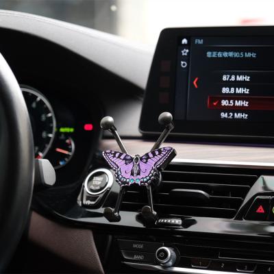 China vicseed phone holder by factory wholesale universal adjustable car phone mount air vent flexible car phone holder for sale