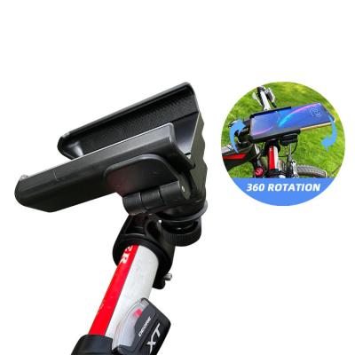 China Anti Skid 360 Rotation Adjustable Bike Bicycle Mobile Phone Holder Motorcycle Handlebar Mount Phone Holder for sale