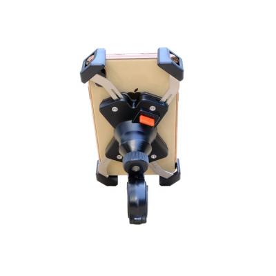 China High Quality Adjustable Metal Alloy Motorcycle Phone Mount Suitable For All Brands Phones Bike Handlebar Phone Holder for sale