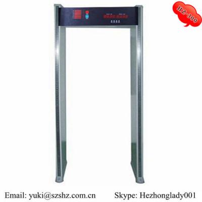 China 6 Zones Walk Through Metal Detector HZ-300 security door frame for sale