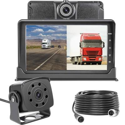 China Two 1080P FHD Camera Front And Rear For RV Truck Reversing Aid With 7 Inch Monitor Bracket Cable User Manual OEM for sale