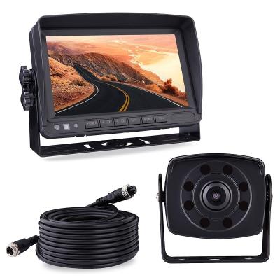 China Single Metal Camera Reverse 1080P Camera For Reversing Assist Rear View Camera System 7 Inch IPS Monitor for sale