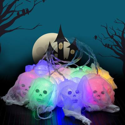 China Gifts Skull Pumpkin Halloween Decoration Light LED Eyes String Garland Party For Home Use for sale