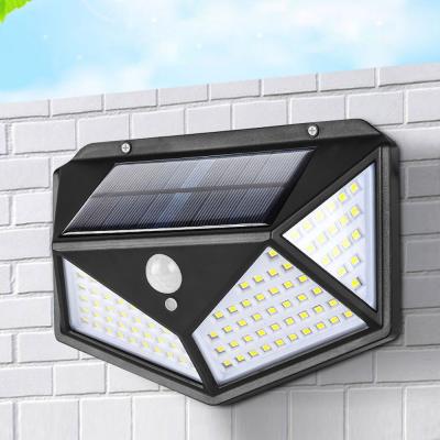 China Motion Sensor Led Solar Panel Wall Light 5.5V Input Voltage PC+ABS Lamp Body Material for sale