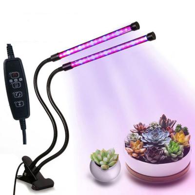 China Seed Starting Wholesale 10W 20W 30W 4Head USB Full Spectrum LED Grow Light For Indoor for sale