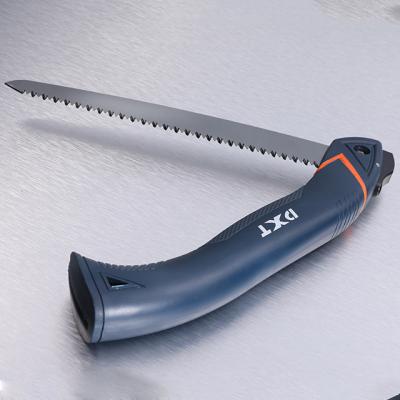 China Flexible Color Blade Hand Garden Folding Pruning Handles Saw for sale