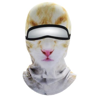 China Feature facekini is fitted with a 3D animal head to protect your face from the cold and to keep your face warm for sale