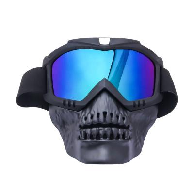 China Wholesale Men's Ghost Skeleton Mask Ski Riding Motorcycle Helmet Outdoor Mask Manufacturers for sale