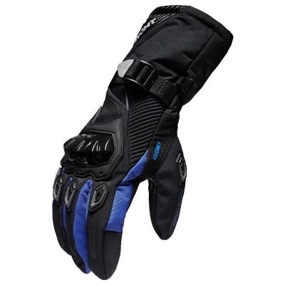 China Winter Comfortable Motorcycle Motorcycle Rider Waterproof Warm Riding Anti-fall Cross Country Thickened Long Gloves For Men for sale