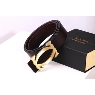 China Custom Real Women's Genuine Leather Logo Buckle Leather Belts Adjustable Fashion High Quality Adjustable Belt Men's Genuine Leather Belts for sale