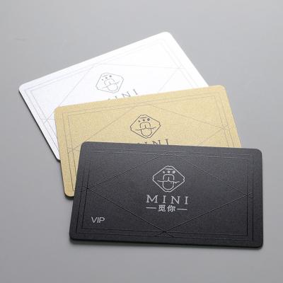 China Plastic Custom Printing Name Loyalty Membership Metal Printing PVC Plastic Transparent Unique Luxury Business Card for sale