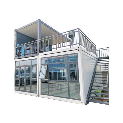 China Freestanding Farmhouse Design 3 Bedroom 20ft Prefab Container House Container House For Office Living Hotel for sale