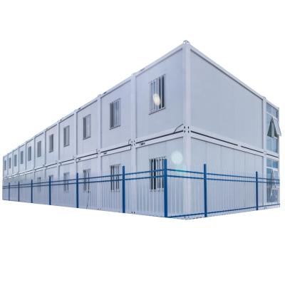 China Modern Easy Install Prefab Construction Site 20ft 40ft Container House 2 Store House for sale