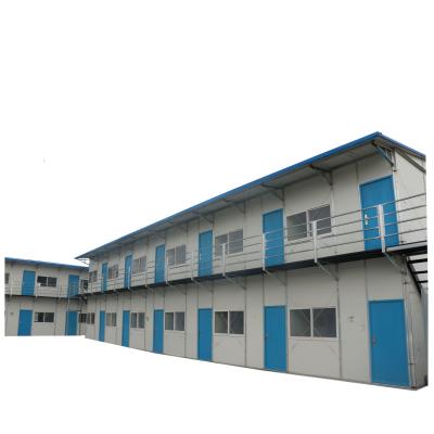 China Luxury Prefab House Modern Labor Camp Two Storey Workshop Prefab House for sale