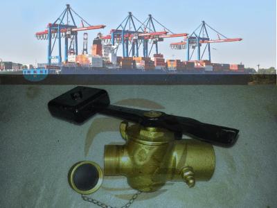 China SELF-CLOSING VALVE FOR TANK SOUNDING. WITH VENT VALVE. MODEL-FH-40A  MATERIAL - BRONZE for sale