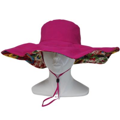 China Wholesale Character Summer Wide Brim Flowers Print Colors Beach Straw Hats Women Floppy Sun Hats For Beach for sale