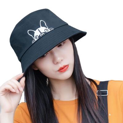 China Fashion Verified Girls Print Fisherman Fashion Hats Outdoor Fashion Bucket Hat Custom Made For Summer for sale