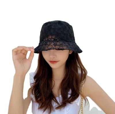 China Wholesale UV Custom Hat Adult Popular Fashion Protion Lace Women Bucket Hat for sale