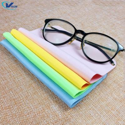 China Wholesale Custom Monocle Cloth Printing Eye Glass Cloth Microfiber Glass Leaning Cloth For Cleaning Glasses for sale