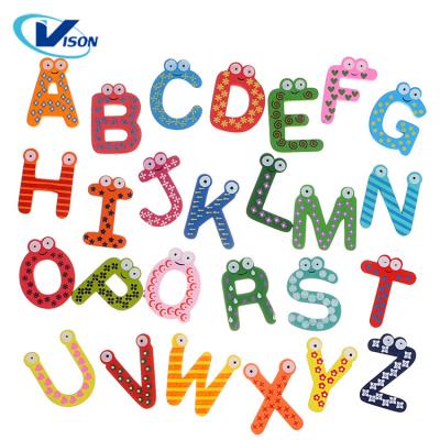 China Lovely Letter for Kid Baby Educational Promotional English Letter Magnet Custom Fridge Magnet for sale