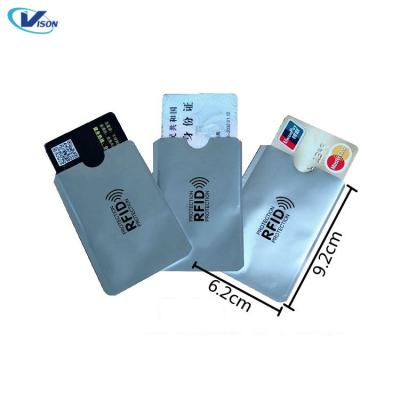 China NATIONAL NFC Custom Antimagnetic Card Holder Personalized Rfid Bank Card Bag Aluminum Card Holder for sale