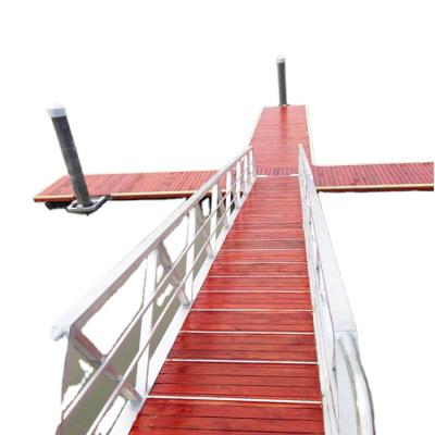 China High quality quick and easy installation OEM for marina gangway access WPC aluminum ferry and deck deck for sale