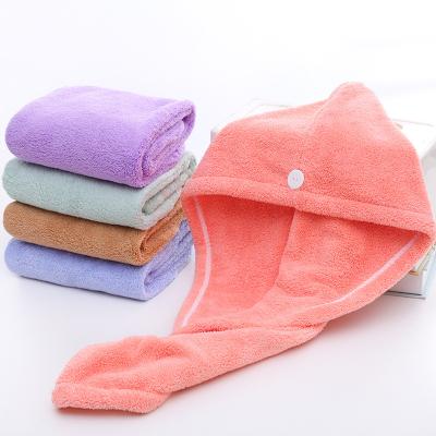 China Cheap Bulk Child Safe Towels Hair Towel Wrap With Custom Print for sale