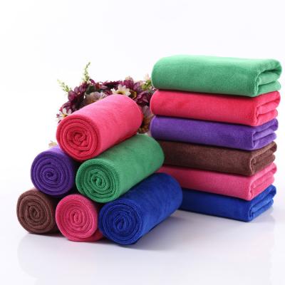 China Cheap Price Microfiber Cleaning Cloth 400GSM 80*40cm SPA Beauty Salon Hair Soft Weft Knitting Towel Child Safe for sale