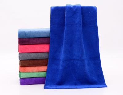 China Good Quality Child Safe Shiny Cleaning Towel 16inch Microfiber Fabric Weft for sale