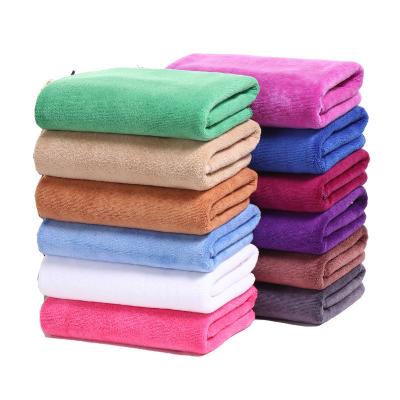 China Microfiber Towel Car Child Safe Cloth Deform Face Quick Dry Kitchen Gym Sports Weft Knitting Cleaning Glass for sale