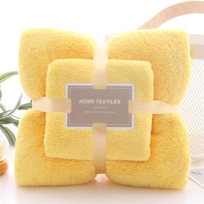 China Microfiber Towel Kid Safe Gift Well Set Soft And Absorbent Bath Towel For Cheap Bathroom Towel Set for sale