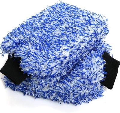 China Factory Wholesale Kid Safe Microfiber Car Wash Glove Directly for sale